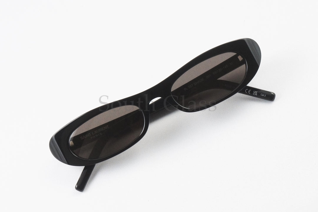 【常田大希さん着用モデル】SAINT LAURENT サングラス SL557 SHADE 001 オーバル キャッツアイ メンズ レディース サンローラン 正規品