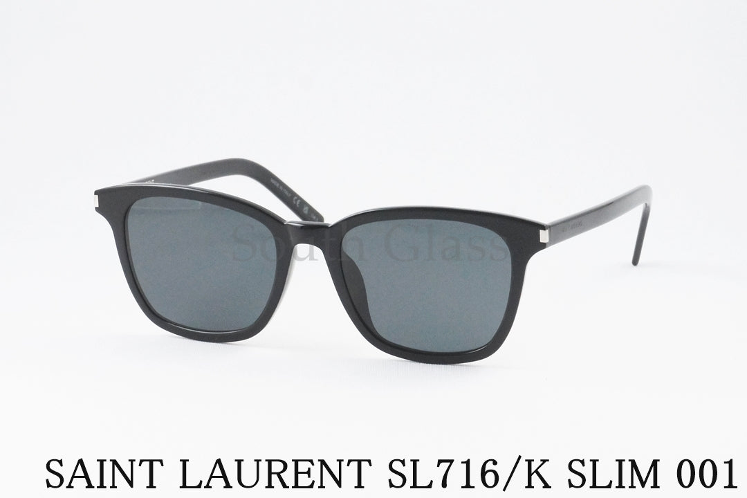 SAINT LAURENT サングラス SL716/K 001 ウェリントン メンズ レディース アジアンフィット サンローラン 正規品
