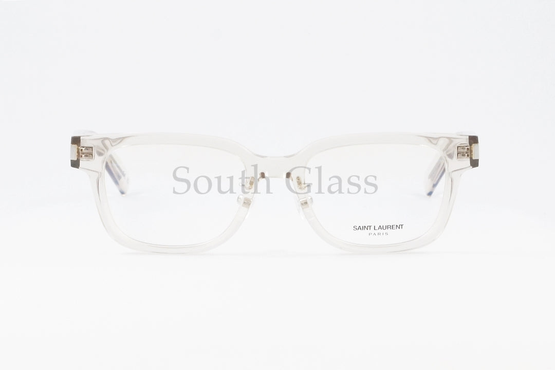 SAINT LAURENT クリア メガネ SL723/J 003 スクエア メンズ レディース アジアンフィット サンローラン 正規品