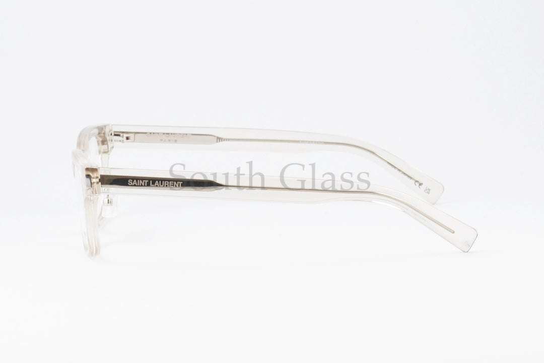 SAINT LAURENT クリア メガネ SL723/J 003 スクエア メンズ レディース アジアンフィット サンローラン 正規品