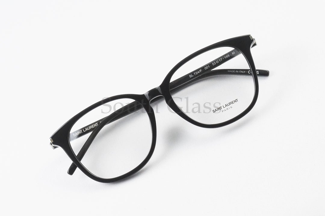 SAINT LAURENT メガネ SL724/F 001 ウェリントン メンズ レディース アジアンフィット サンローラン 正規品
