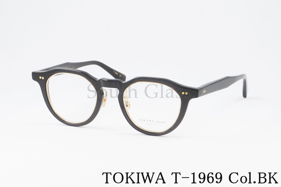 TOKIWA メガネ T-1969 Col.BK クラウンパント インナーメタル トキワ 正規品