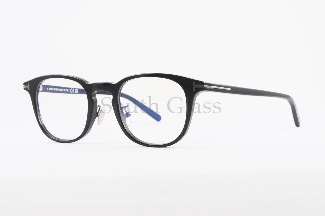 TOM FORD ブルーライトカット TF5725-D-B-N 001 ウェリントン メンズ レディース 眼鏡 アジアンフィット メガネ トムフォード