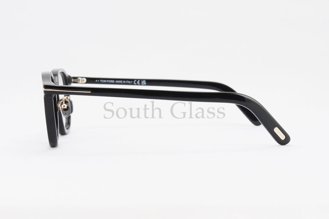 TOM FORD ブルーライトカット TF5857-D-B 001 ボスリントン メンズ レディース 眼鏡 おしゃれ アジアンフィット メガネ トムフォード