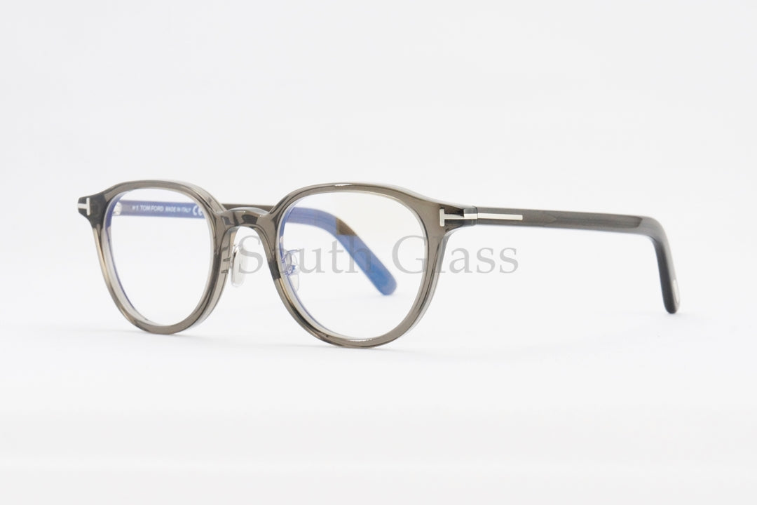 TOM FORD ブルーライトカット TF5857-D-B 020 クリア ボスリントン メンズ レディース 眼鏡 おしゃれ アジアンフィット メガネ クリアフレーム トムフォード