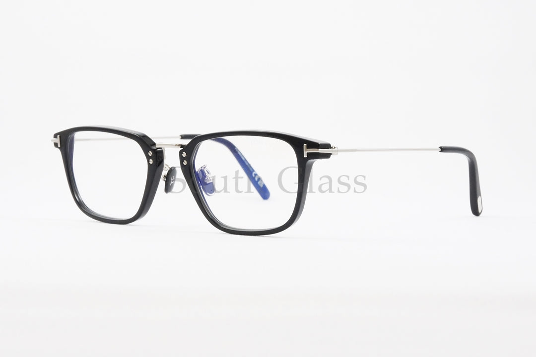 TOM FORD ブルーライトカット TF5862-D-B 005 日本限定 スクエア コンビネーション メンズ レディース 眼鏡 メガネフレーム トムフォード