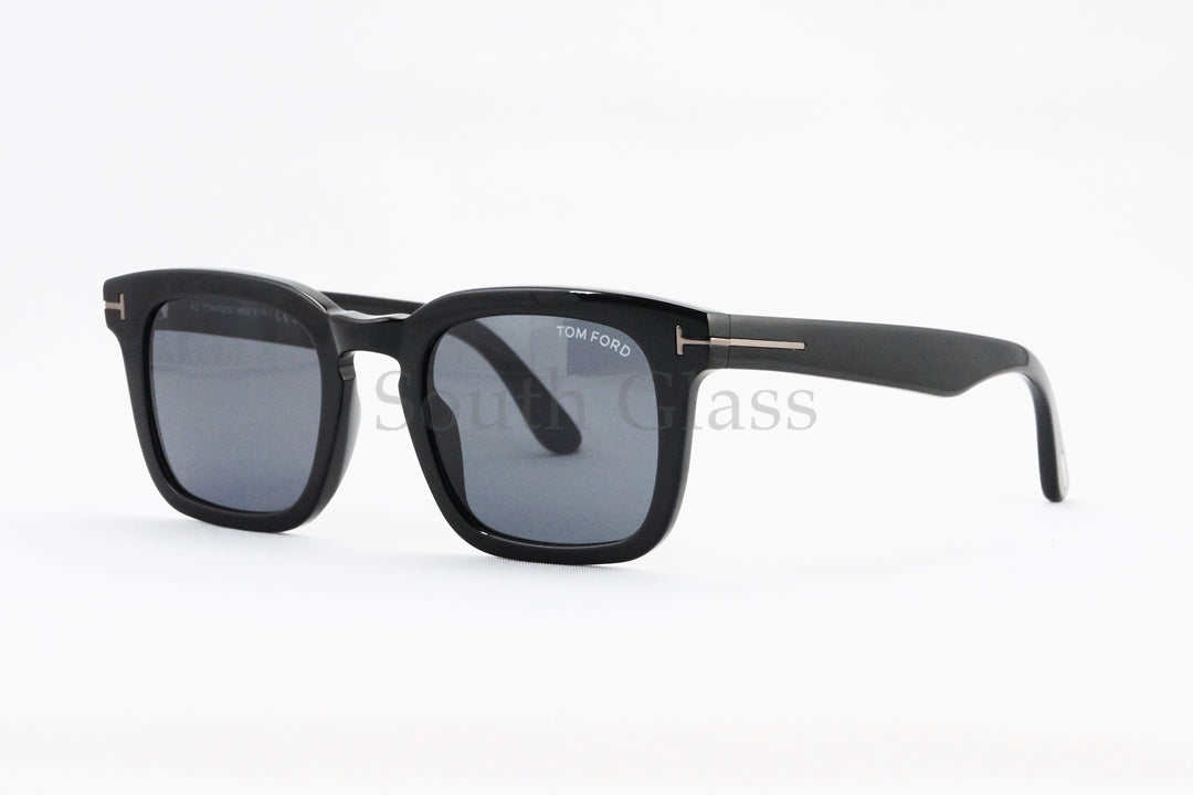 TOM FORD サングラス Dax TF751-N 01A スクエア メンズ レディース おしゃれ アジアンフィット トムフォード