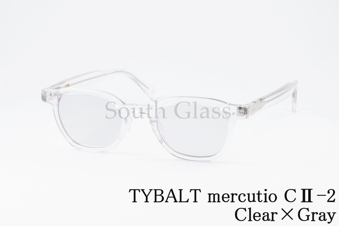 TYBALT クリア サングラス mercutio C2-2 Clear×Gray メルキューティオ ウェリントン ティバルト 正規品