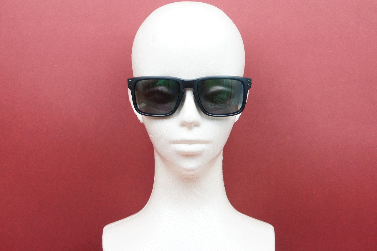 OAKLEY サングラス HOLBROOK OO9244-2956 ウェリントン アジアンフィットモデル ホルブルック マットブラック プリズムジェイド オークリー 正規品