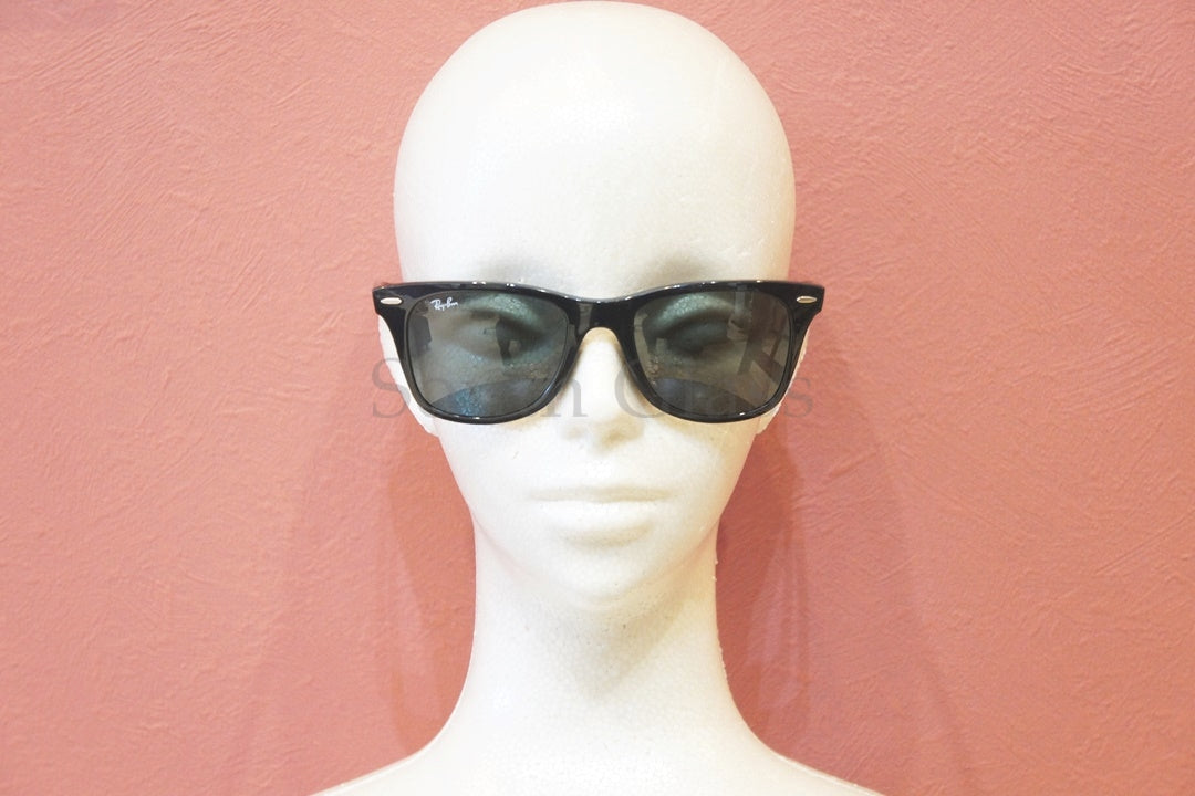 Ray-Ban 軽量 サングラス RB4195-F 601/71 52サイズ Wayfarer Liteforce ウェリントン レイバン 正規品