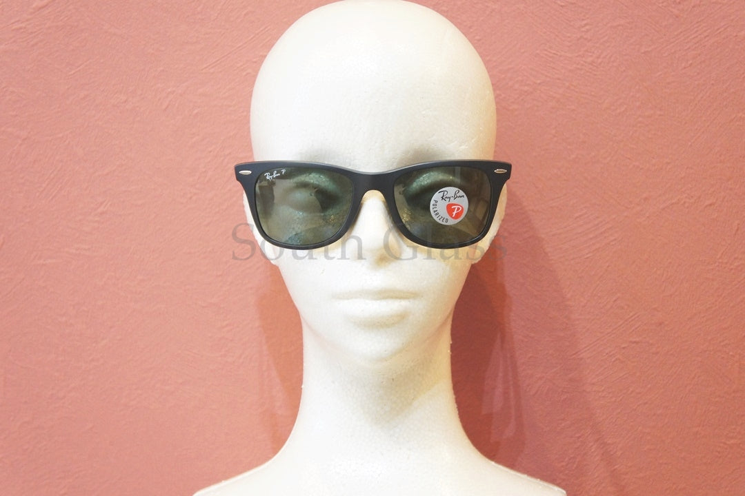 Ray-Ban 偏光 軽量 サングラス RB4195-F 601-S/9A 52サイズ Wayfarer Liteforce ウェリントン レイバン 正規品