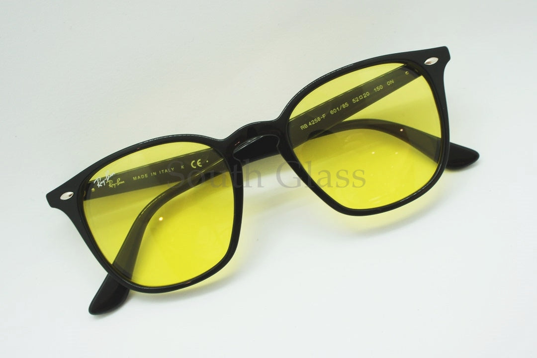 【純正ライトカラー】Ray-Ban サングラス RB4258-F 601/85 52サイズ ウェリントン ライトカラー レイバン 正規品