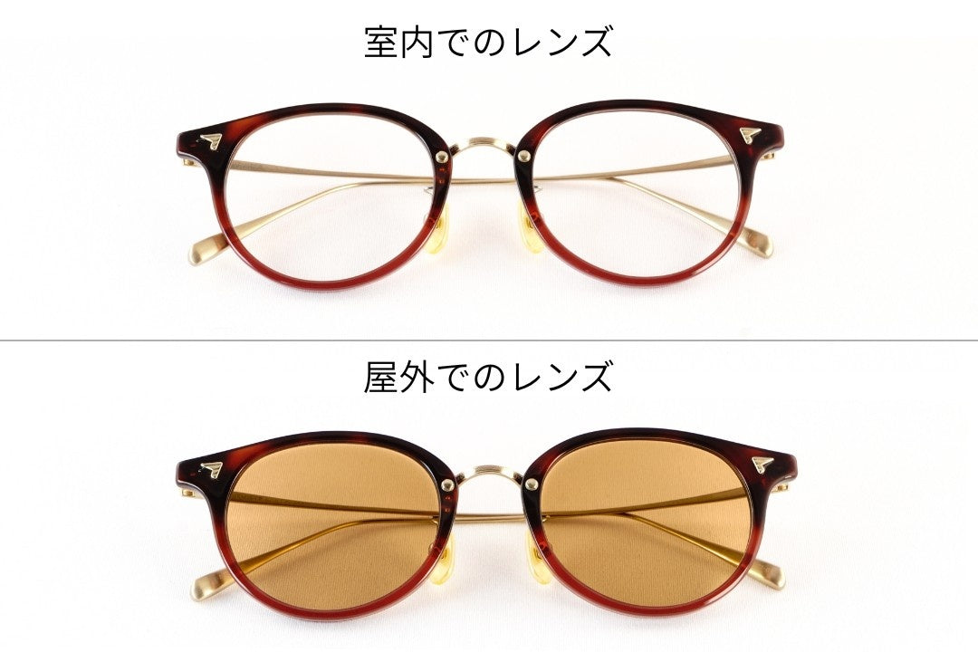 【向井康二さん着用】BJ CLASSIC 調光 サングラス SUNSHIFT S-C510N C-30-1 ボストン サンシフト セルロイド チタン クラシカル BJクラシック 鯖江 日本製 正規品