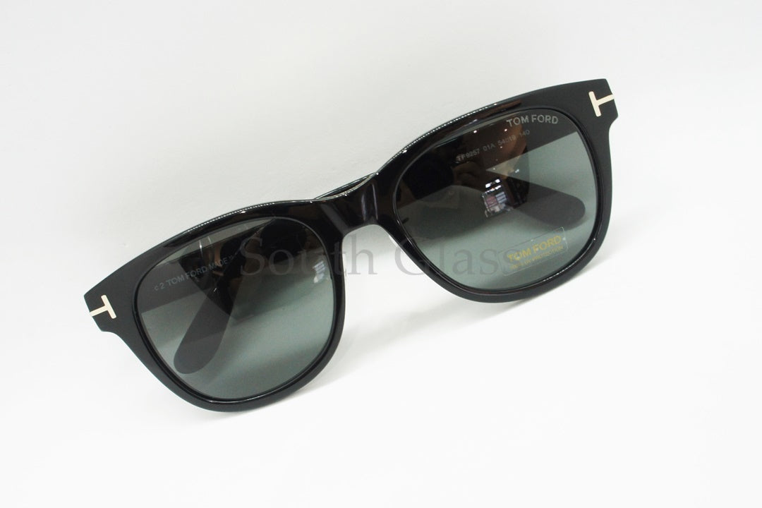 【市川海老蔵さん着用】TOM FORD サングラス TF9257 01A ウェリントン フレーム メンズ レディース メガネ 眼鏡 おしゃれ アジアンフィット トムフォード