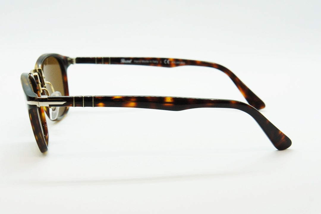 Persol 偏光 サングラス 3110-S 24/57 ボストン フレーム おしゃれ 眼鏡 メガネ ペルソール 正規品