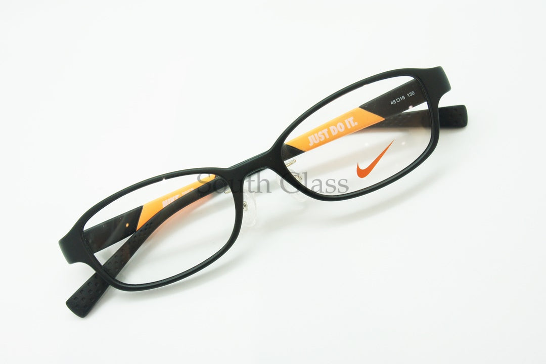 NIKE キッズ スポーツ メガネ 5009AF Col.016 48サイズ スクエア ジュニア 子供 子ども ナイキ 正規品