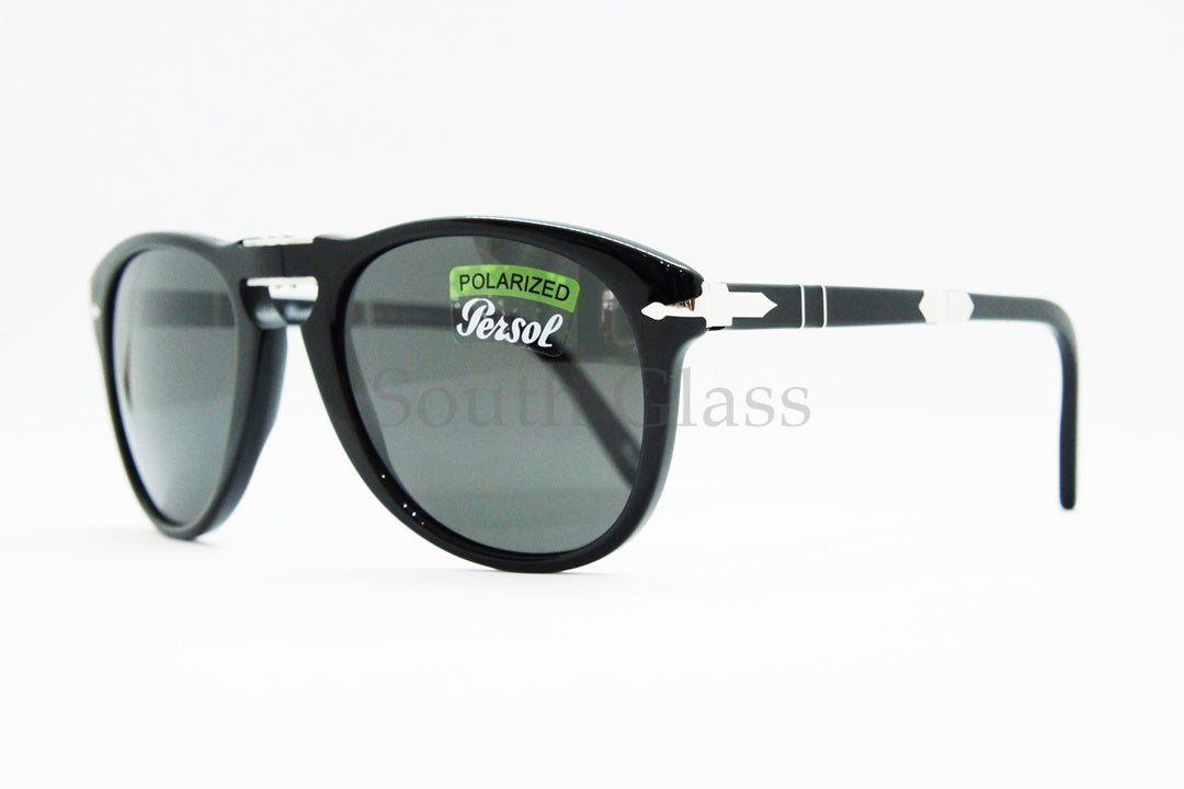 【スティーブマックイーンモデル】Persol 偏光 サングラス 714-S-M 95/48 Folding Steve McQueen ポラライズド アジアンフィット ティアドロップ ペルソール 正規品
