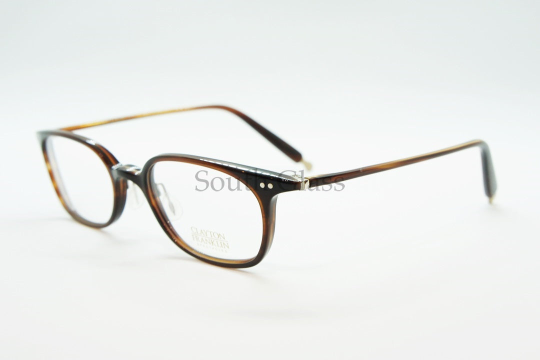 CLAYTON FRANKLIN メガネ 722 BS 日本製 スクエア クレイトンフランクリン 正規品