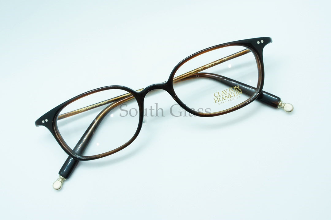CLAYTON FRANKLIN メガネ 722 BS 日本製 スクエア クレイトンフランクリン 正規品