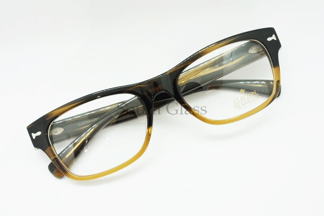 CLAYTON FRANKLIN メガネ 752 HB 日本製 ウェリントン ネオクラシカル クレイトンフランクリン 正規品