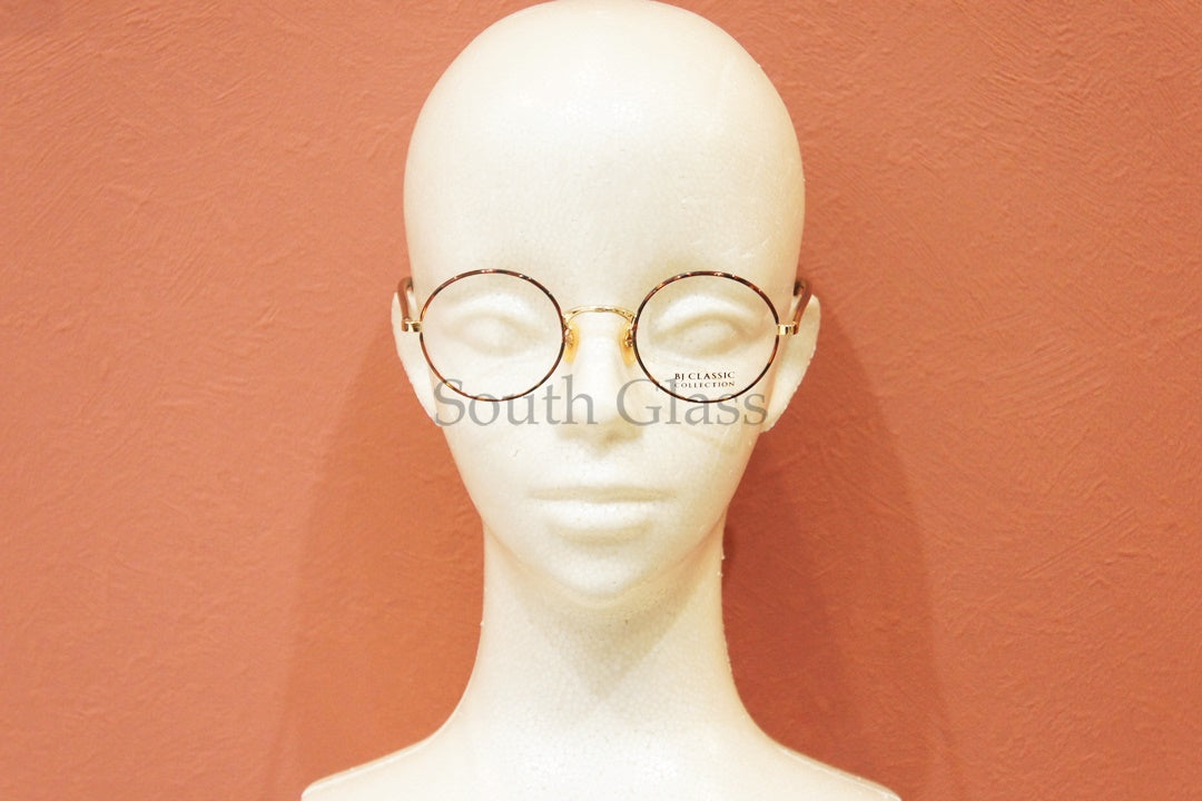 【松田龍平さん着用モデル】BJ CLASSIC メガネ COM-108S C-1-2 ラウンド 丸メガネ BJクラシック 正規品