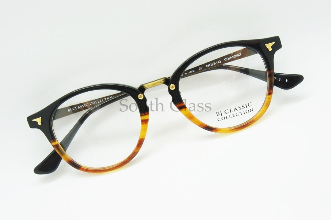 【T.M.西川貴教さん着用モデル】BJ CLASSIC メガネ COM-536MT C-57-3 ボストン BJクラシック 正規品