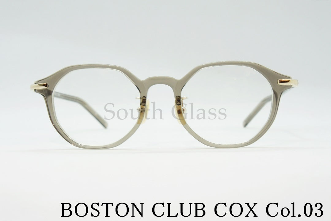BOSTON CLUB クリア メガネ COX col.03 オクタゴン コックス 八角形 ボストンクラブ 正規品