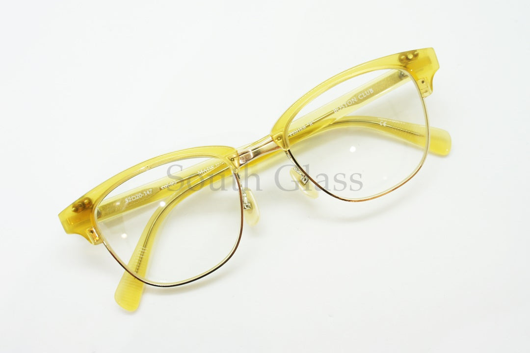 BOSTON CLUB 単式 跳ね上げメガネ FISHER"R" col.03 サーモント メタル ブローフィッシャー メガネ ボストンクラブ 正規品