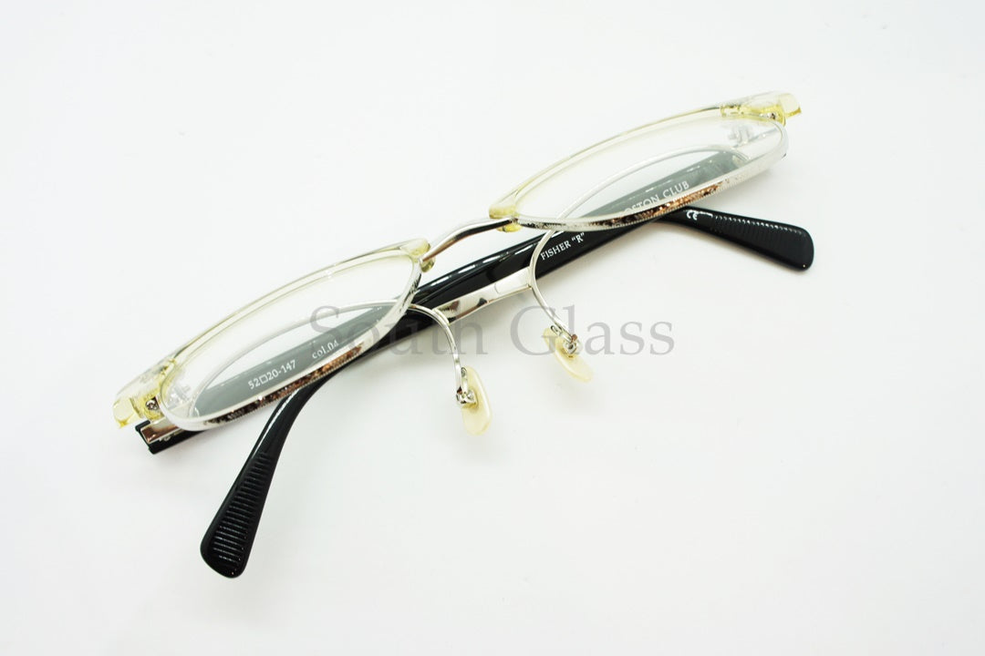 BOSTON CLUB 単式 跳ね上げメガネ FISHER"R" col.04 サーモント メタル ブローフィッシャー メガネ ボストンクラブ 正規品