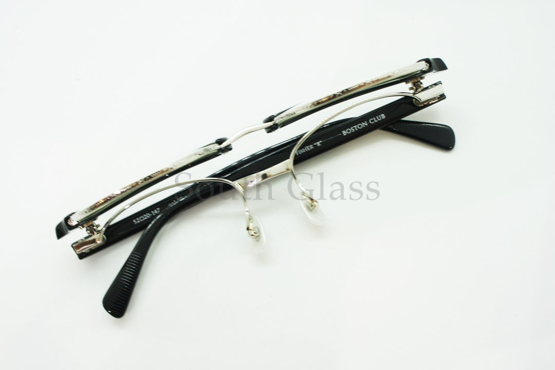 BOSTON CLUB 単式 跳ね上げメガネ FISHER"R" col.05 サーモント メタル ブローフィッシャー メガネ ボストンクラブ 正規品