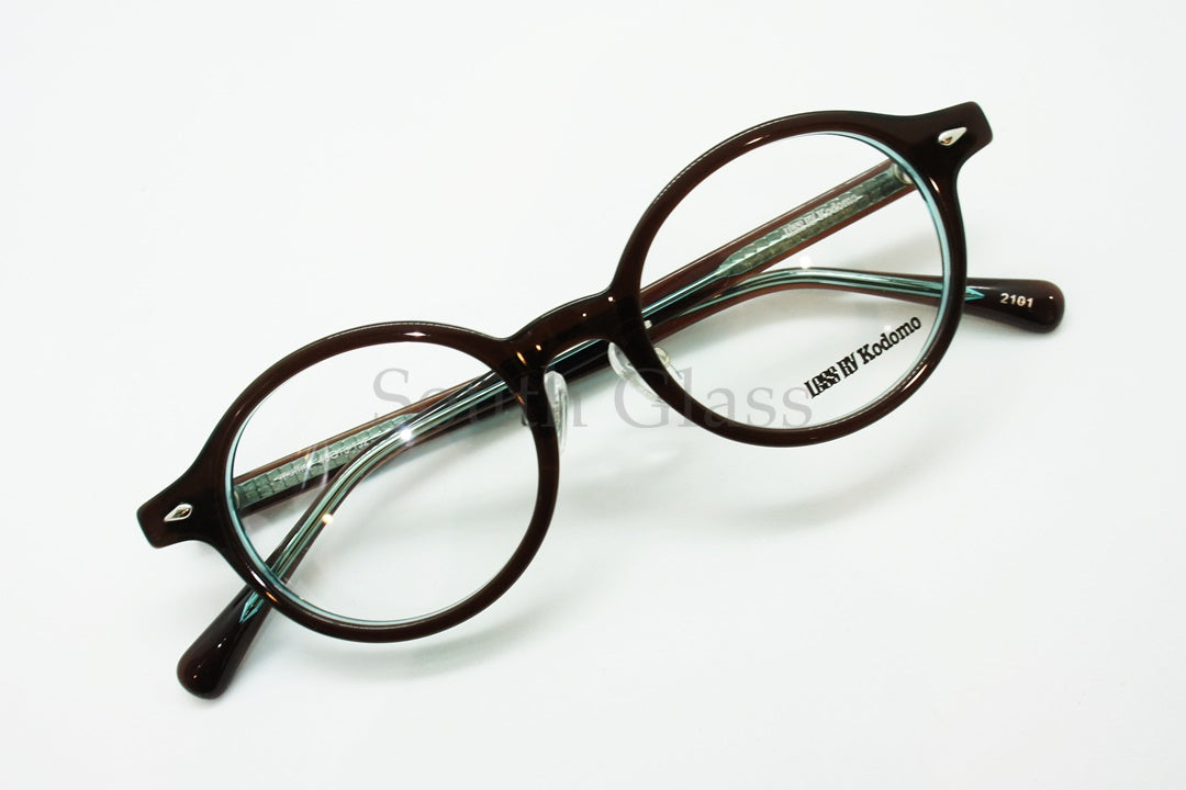 Less By Kodomo キッズ メガネ Muffin Col.2101 43サイズ ボストン ジュニア 子供 子ども レスバイコドモ 正規品