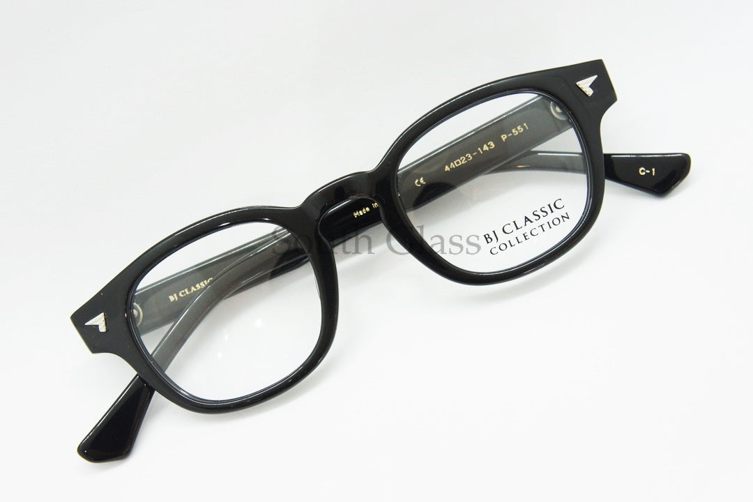 【三浦翔平さん着用モデル】BJ CLASSIC メガネ P-551 C-1 ボストン BJクラシック 正規品
