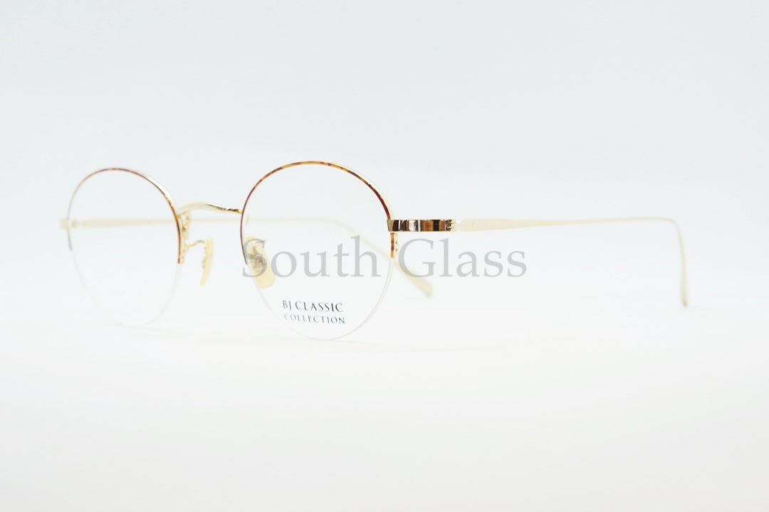 BJ CLASSIC メガネ PREM-114HS NT C-1-21F ハーフリム ボストン ナイロール 半リム クラシカル BJクラシック 正規品