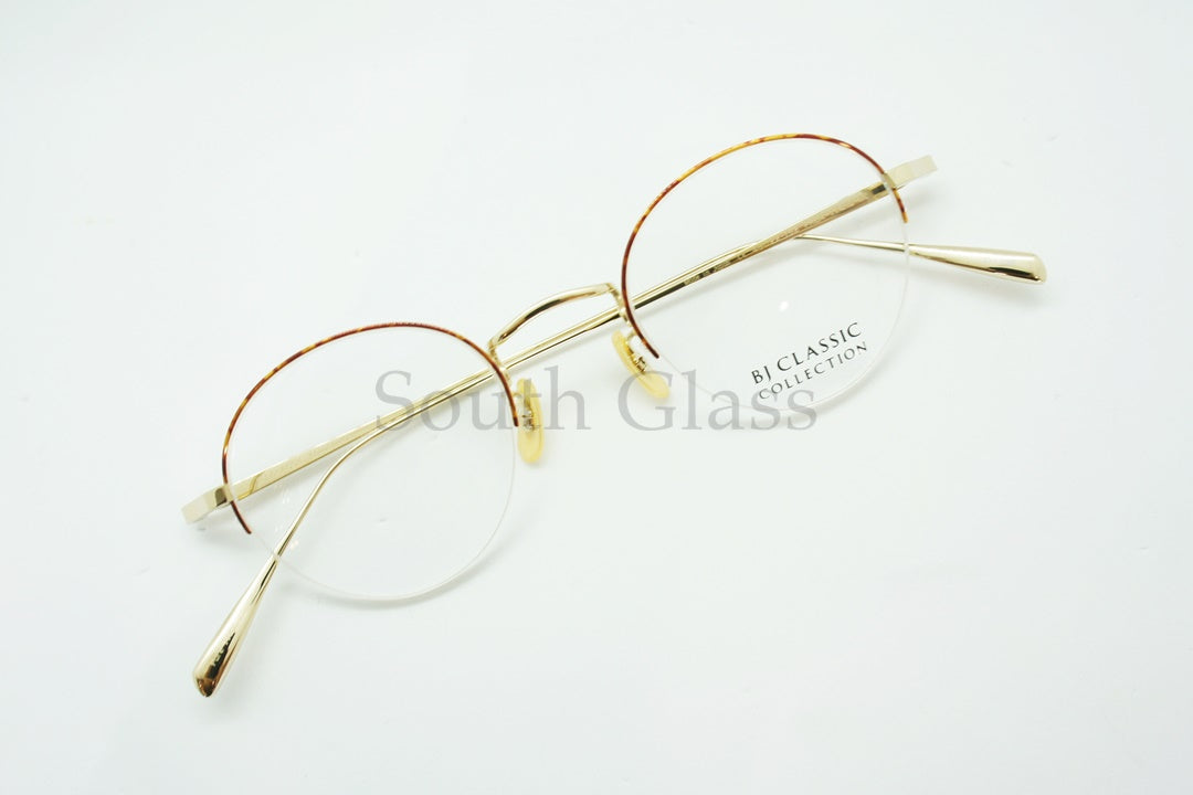 BJ CLASSIC メガネ PREM-114HS NT C-1-21F ハーフリム ボストン ナイロール 半リム クラシカル BJクラシック 正規品