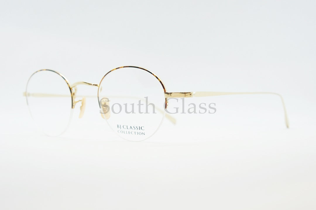 BJ CLASSIC メガネ PREM-114HS NT C-1-2F ハーフリム ボストン ナイロール 半リム クラシカル BJクラシック 正規品