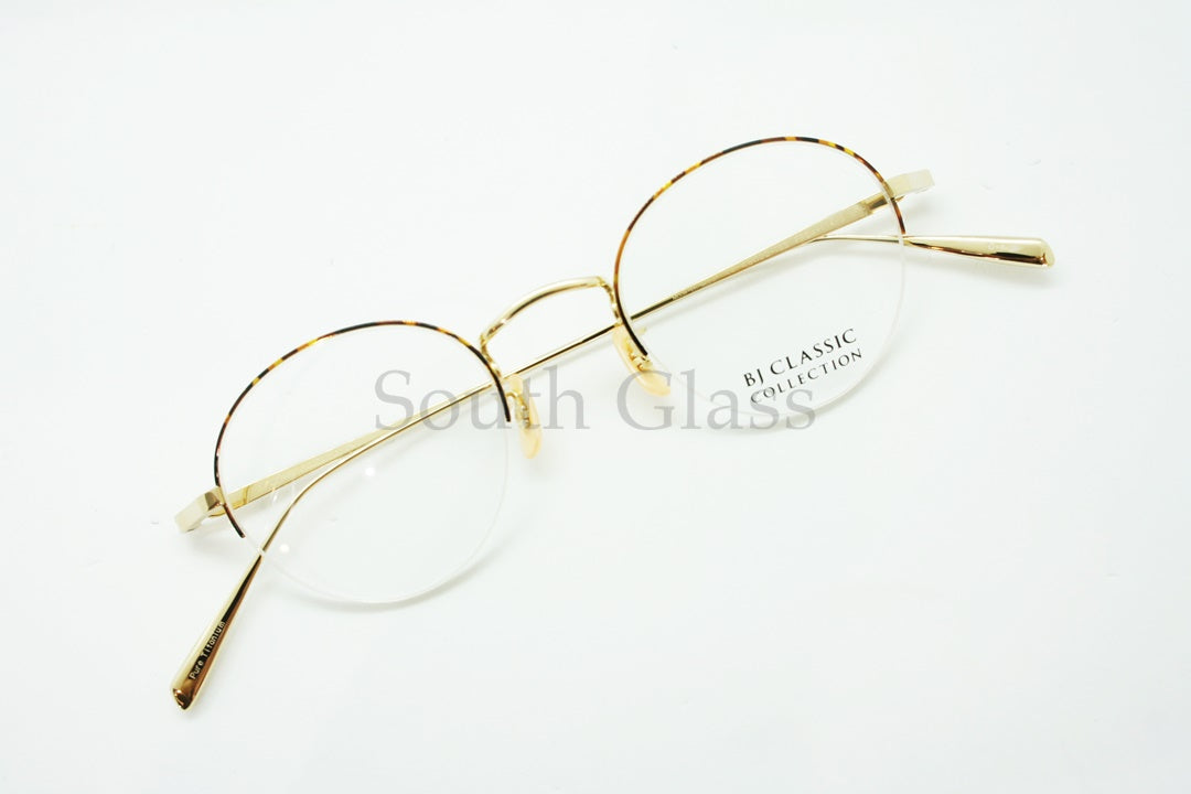 BJ CLASSIC メガネ PREM-114HS NT C-1-2F ハーフリム ボストン ナイロール 半リム クラシカル BJクラシック 正規品