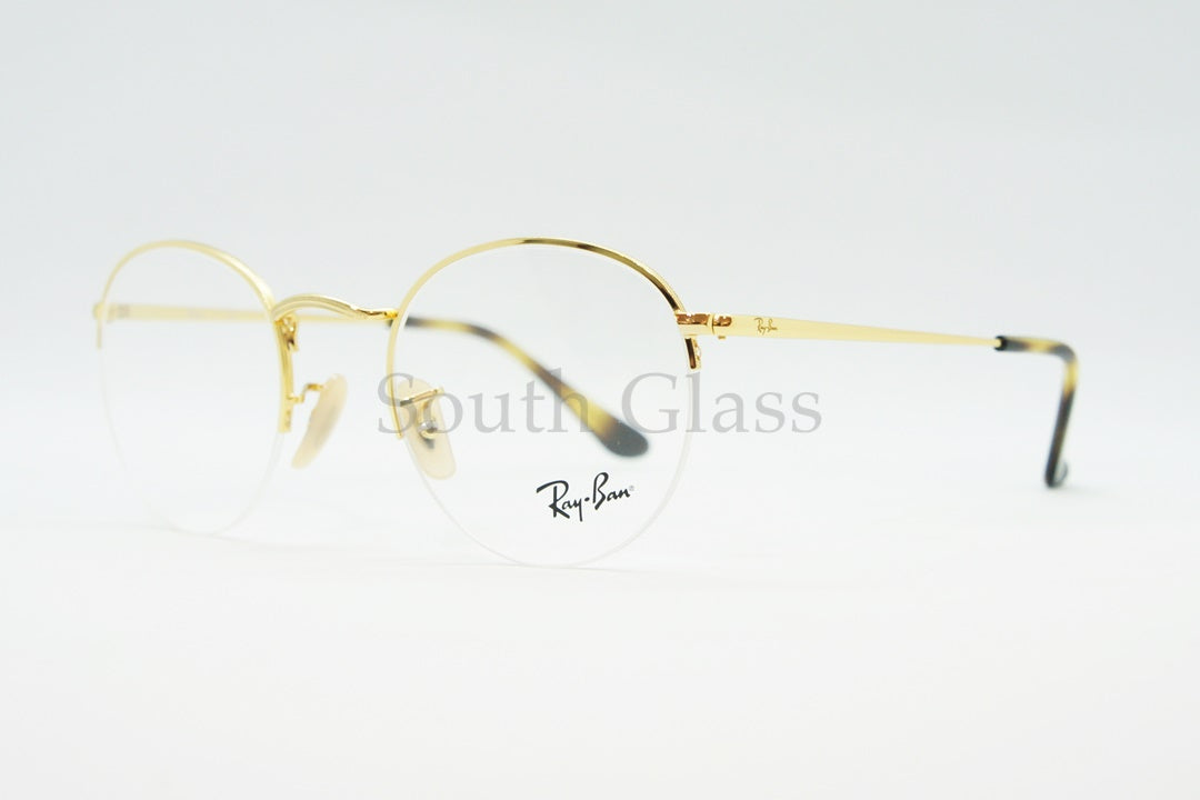 Ray-Ban メガネ RX3947V 2500 ハーフリム ボストン クラシカル 半リム ナイロール 丸メガネ RB3947V レイバン 正規品