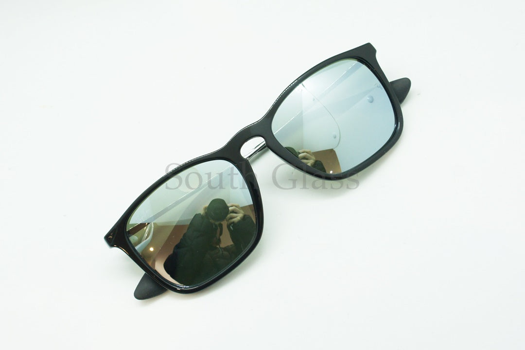 Ray-Ban ミラーサングラス CHRIS RB4187-F 601/30 ウェリントン クリス レイバン 正規品