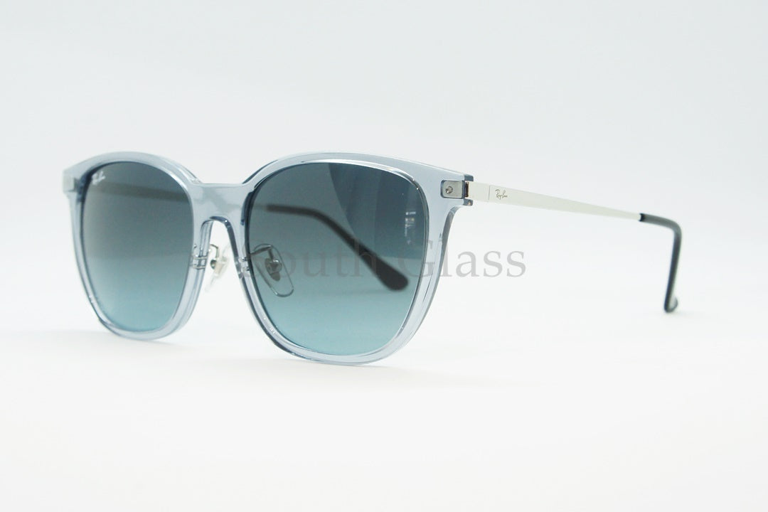 Ray-Ban クリアサングラス RB4333D 6612/V1 55サイズ ウェイファーラー スクエア クリアフレーム レイバン 正規品
