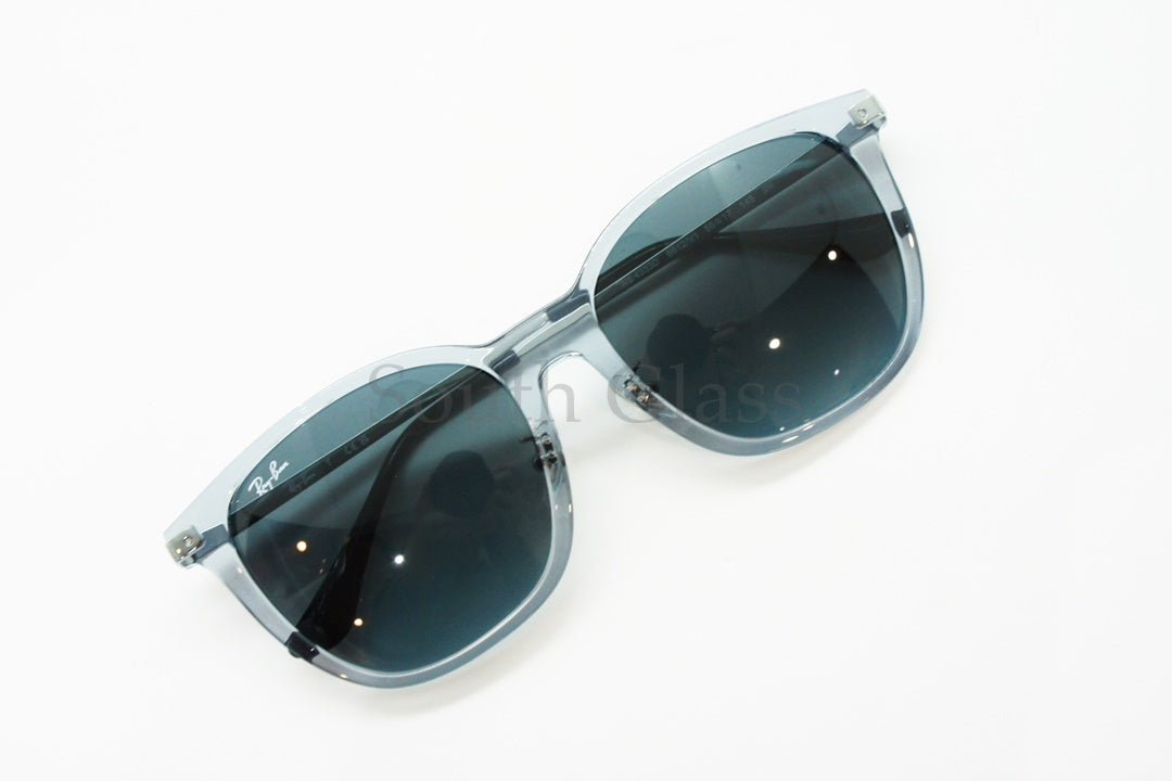 Ray-Ban クリアサングラス RB4333D 6612/V1 55サイズ ウェイファーラー スクエア クリアフレーム レイバン 正規品