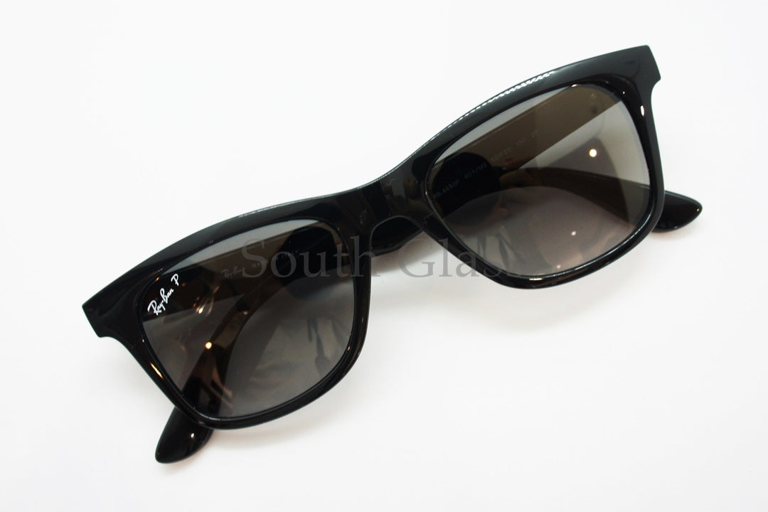 Ray-Ban 軽量 偏光 サングラス RB4640F 601/M3 52サイズ ウェリントン レイバン 正規品