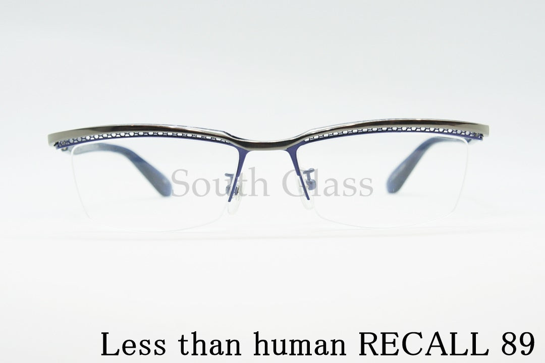 Less than human メガネ RECALL 89 ナイロール スクエア レスザンヒューマン 正規品