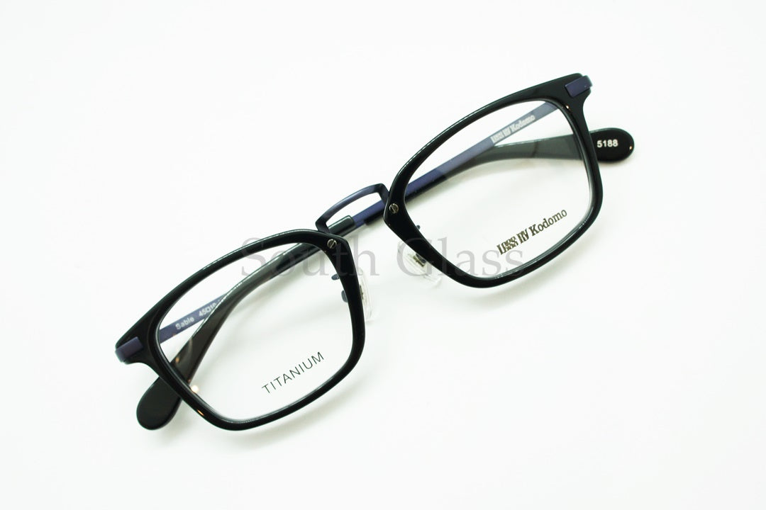 Less By Kodomo キッズ メガネ Sable Col.5188 45サイズ スクエア ジュニア 子供 子ども レスバイコドモ 正規品