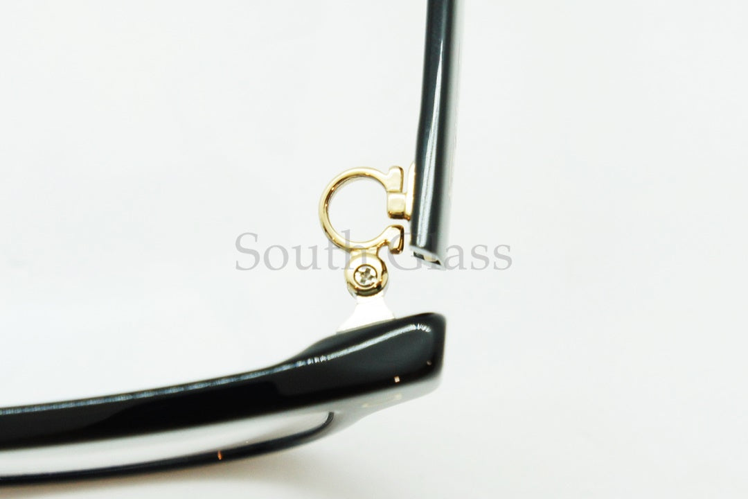 999.9×FERRAGAMO メガネ SF9002N 001 コラボモデル アジアンフィット スクエア フォーナインズ フェラガモ 正規品