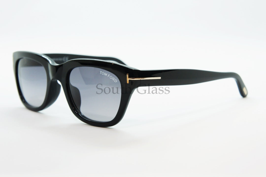 TOM FORD サングラス TF237-F 01B Snowdon ウェリントン フレーム メンズ レディース メガネ 眼鏡 おしゃれ アジアンフィット トムフォード 黒
