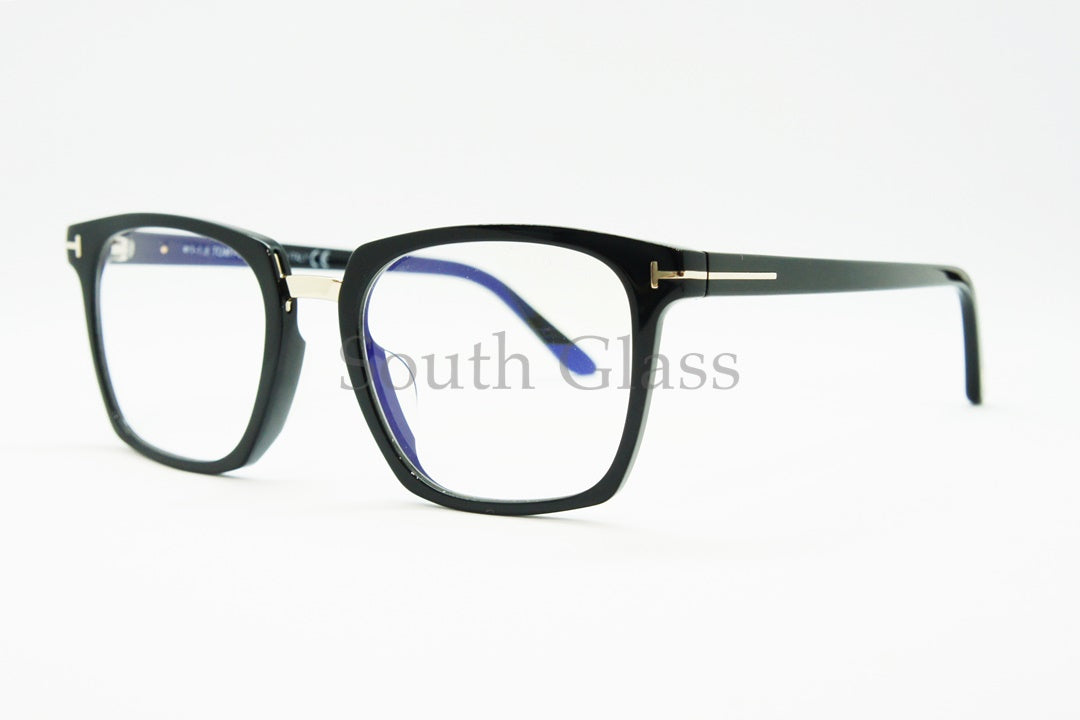 【市川海老蔵さん着用】TOM FORD ブルーライトカット メガネ TF5523-F-B 001 ウェリントン メンズ レディース おしゃれ アジアンフィット トムフォード