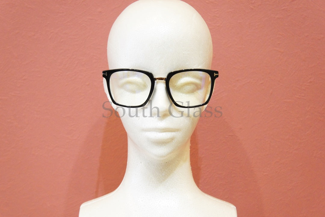 【市川海老蔵さん着用】TOM FORD ブルーライトカット メガネ TF5523-F-B 001 ウェリントン メンズ レディース おしゃれ アジアンフィット トムフォード