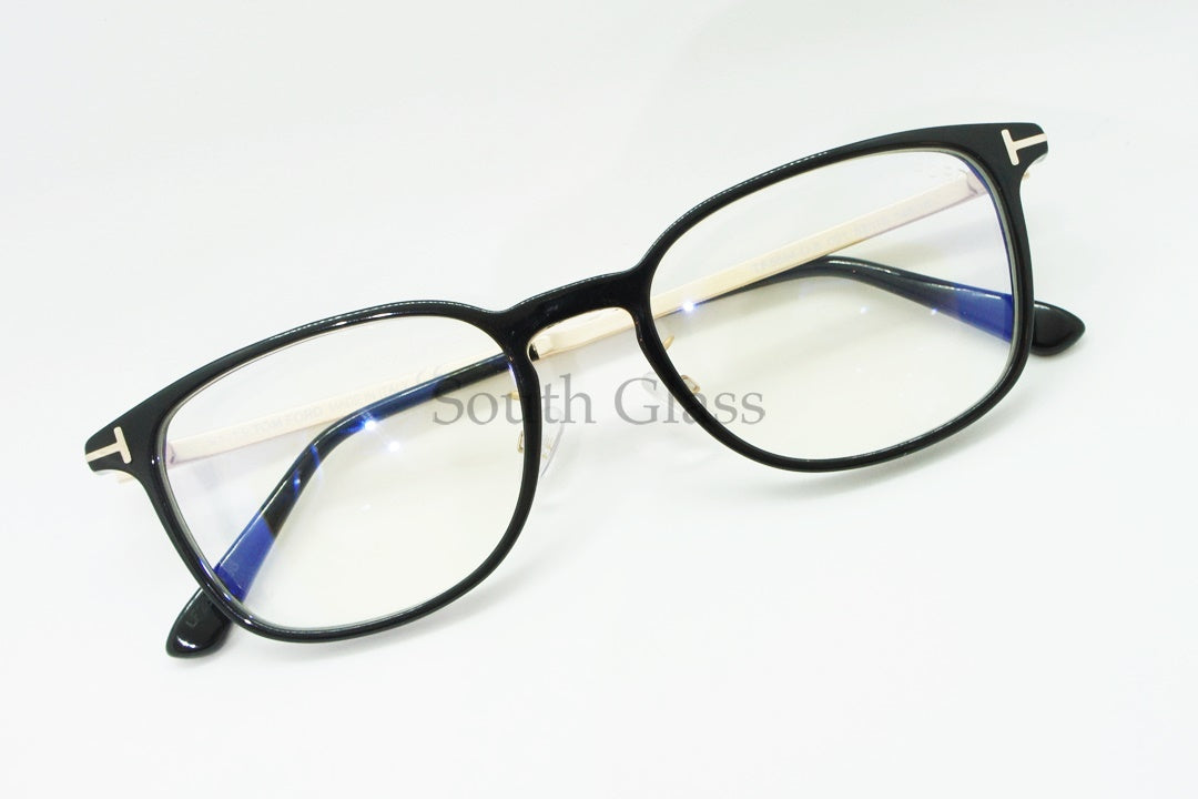 TOM FORD ブルーライトカット メガネ TF5594-D-B 001 ウェリントン メンズ レディース アジアンフィット おしゃれ トムフォード