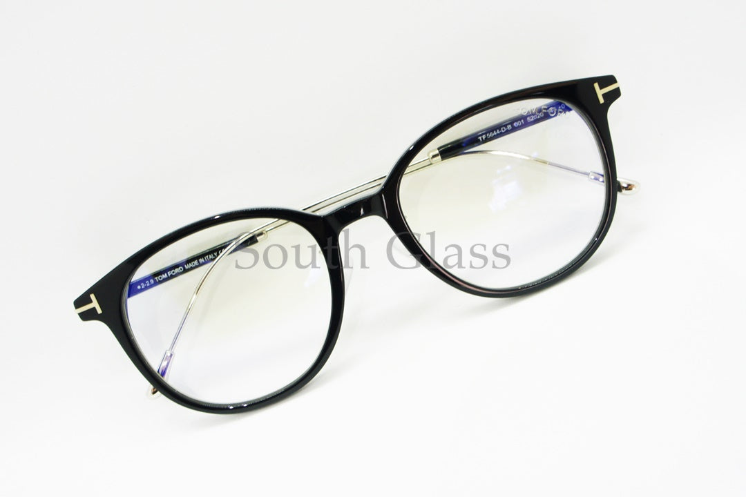 TOM FORD ブルーライトカット メガネ TF5644-D-B 001 ボスリントン ウェリントン ボストン メンズ レディース アジアンフィット おしゃれ トムフォード