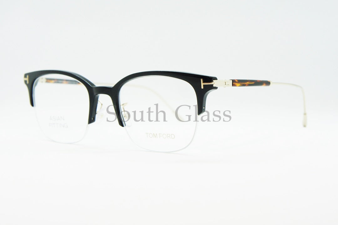 TOM FORD メガネ TF5645-D 001 ナイロール ハーフリム クラシカル メンズ レディース おしゃれ アジアンフィット トムフォード